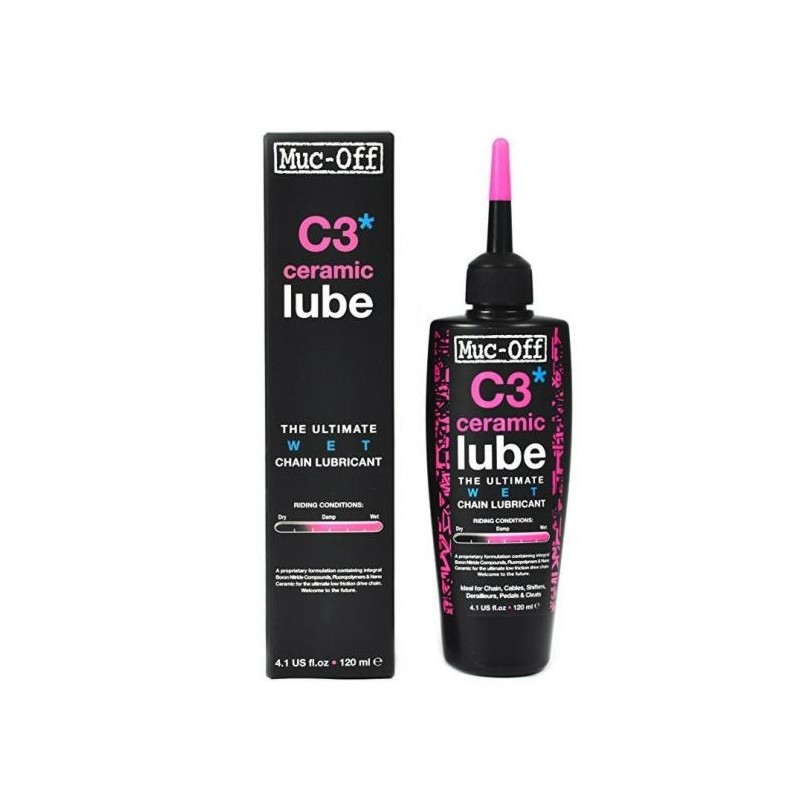 MUC-OFF LUBRIFICANTE C3 WET CERAMIC LUBE 120ML