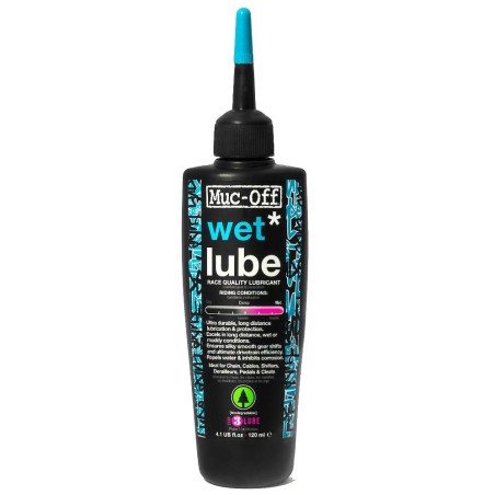 MUC-OFF LUBRIFICANTE WET LUBE BIODEGRADABILE 120ML.