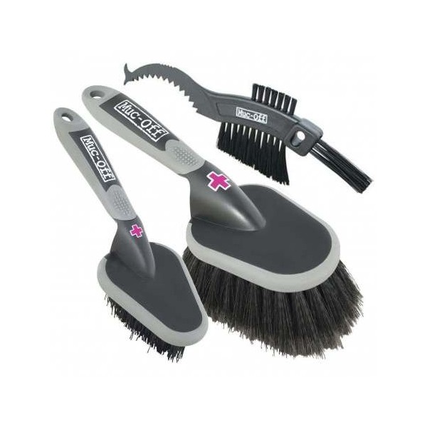 MUC-OFF ACCESSORIO SET SPAZZOLE 3 PEZZI
