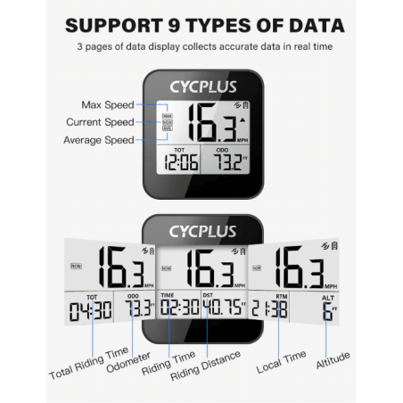 GPS BIKE COMPUTER CYCPLUS G1