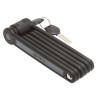 LUCCHETTO BRN PIEGHEVOLE SNAKE NERO    