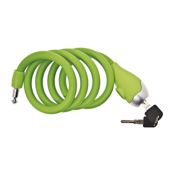 LUCCHETTO BRN A SPIRALE SILICONE VERDE