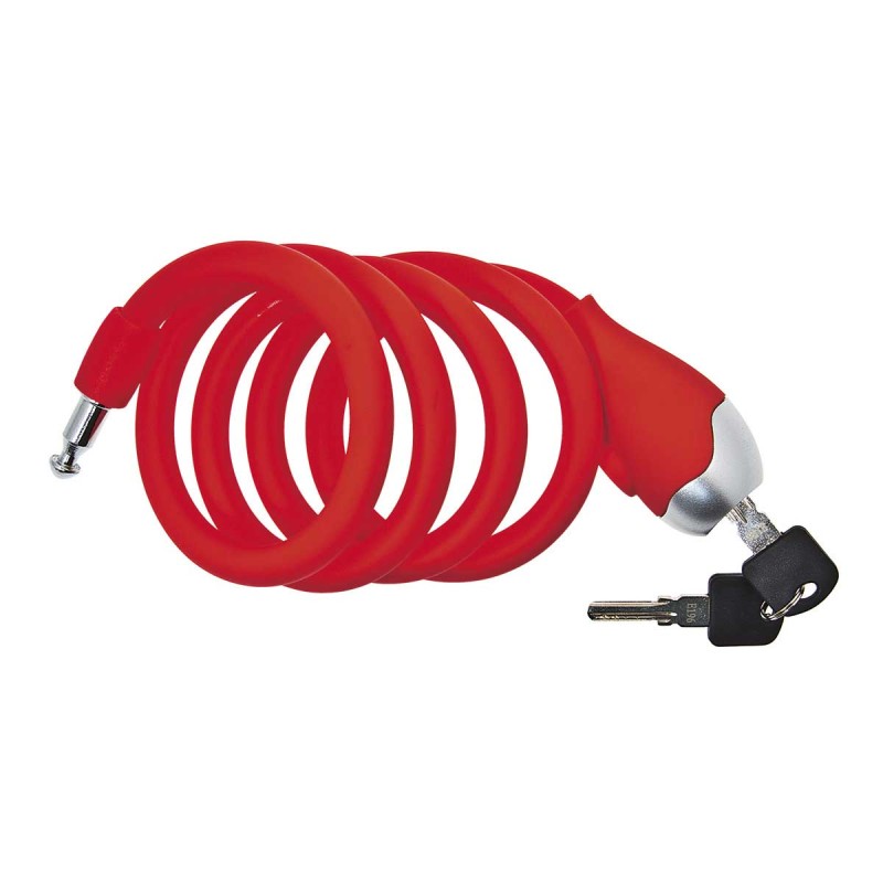 LUCCHETTO BRN A SPIRALE SILICONE ROSSO LUCCHETTO BRN A SPIRALE SILICONE ROSSO