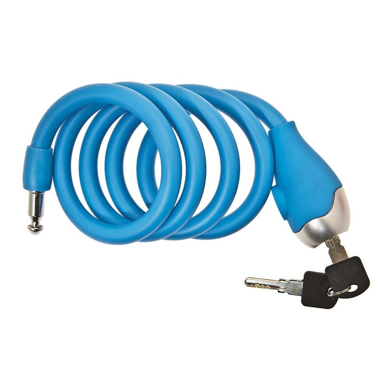 LUCCHETTO BRN A SPIRALE SILICONE BLU LUCCHETTO BRN A SPIRALE SILICONE BLU